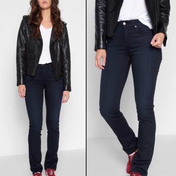 7 FOR ALL MANKIND Blue Straight leg Jeans - Picture 5 of 8